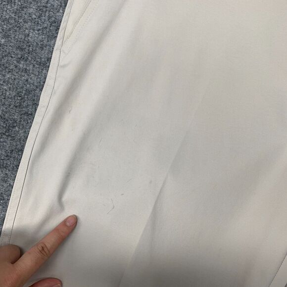 Nike Golf Pants Mens 34 Beige Dri Fit Tech Flat Front Quick Dry Performance - Picture 5 of 15